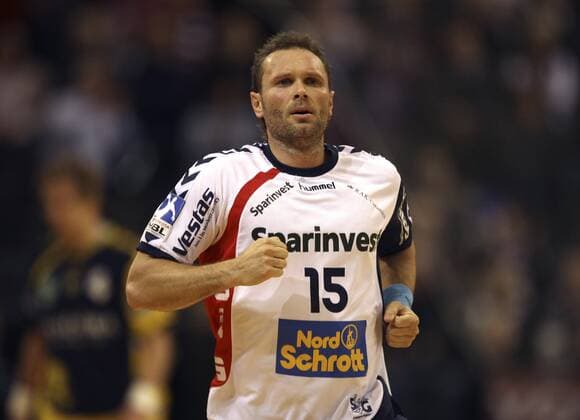 Lars Christiansen (Flensburg) Handball 1. BL Herren DHB Pokal 2008 2009, Pokalspiel, SG Flensburg Handewitt Einzelbild Flensburg