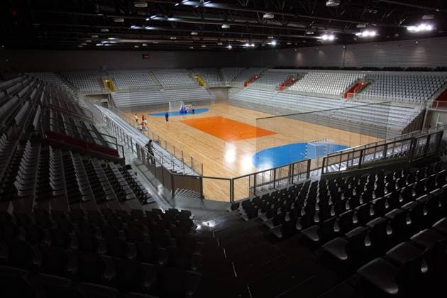 Gradska dvorana in Varazdin - Austragungsort der Handball WM 2009 -  Handball Herren Vorschau 2008 WM 2009 Totale Arena Varazdin Varazdin