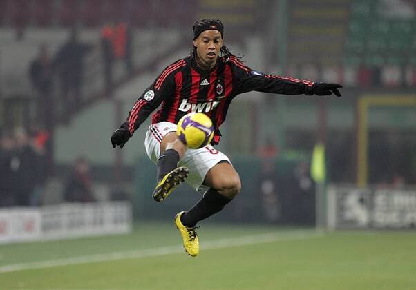 Ronaldinho (AC Mailand) - Fußball Herren Serie A 2008 2009, 1. Italienische Liga, AC Milan Einzelbild Mailand Dynamik,