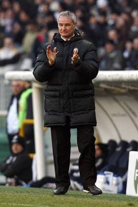 Trainer Claudio Ranieri (Juventus Turin) applaudiert -  Fußball Herren Serie A 2008 2009, 1. Italienische Liga, Juventus Turin, Juve Einzelbild Turin Freude,