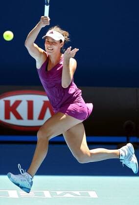 Ana Ivanovic (Serbien) -  Tennis Damen Australian Open 2009, Grand Slam, WTA Tour, Vdig Einzelbild Melbourne