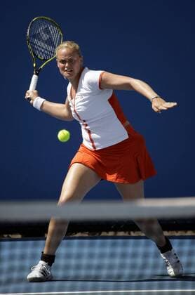 Anna Lena Groenefeld (Deutschland) Tennis Damen Australian Open 2009, Grand Slam, WTA Tour Einzelbild Melbourne Dynamik,