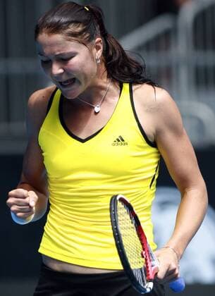 Dinara Safina (Rußland) jubelt -  Tennis Damen Australian Open 2009, Grand Slam, WTA Tour Einzelbild Melbourne