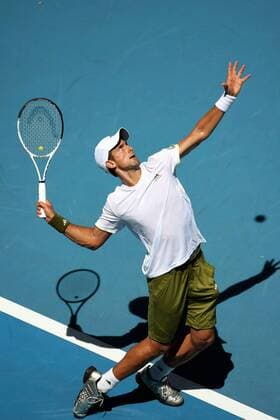 Novak Djokovic (Serbien) Tennis Herren Australian Open 2009, Grand Slam, ATP Tour Einzelbild Melbourne