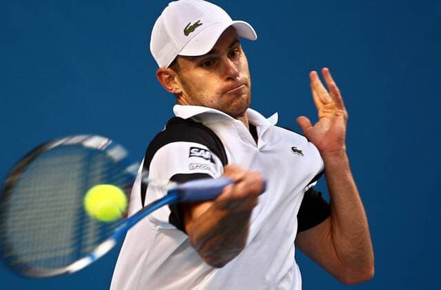 Andy Roddick (USA) -  Tennis Herren Australian Open 2009, Grand Slam, ATP Tour Einzelbild Melbourne Dynamik,