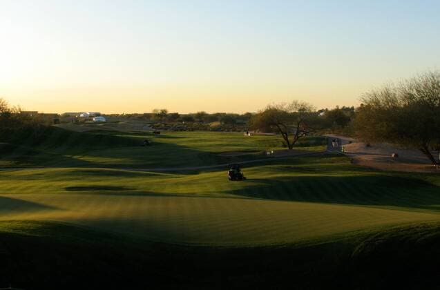 TPC Golfkurs in Scottsdale Arizona, Austragungsort der FBR Open 2009 - (Icon16509012931569) Golf Herren FBR Open 2009, PGA Tour Totale TPC Scottsdale Golf Course Scottsdale EDITORIAL USE ONLY