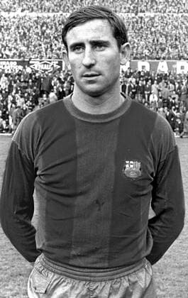 Pedro Zaballa Barquin (FC Barcelona) -  - NOxONLINExUSE Fußball Herren Primera Division 1964 1965, 1. Spanische Liga, Barca Porträt Aufnahmedatum geschätzt Barcelona
