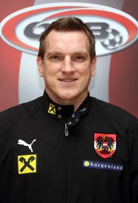 Teammanager Andreas Herzog (Österreich) -  Fußball Herren Nationalteam 2009, Fotoshooting Porträt Graz