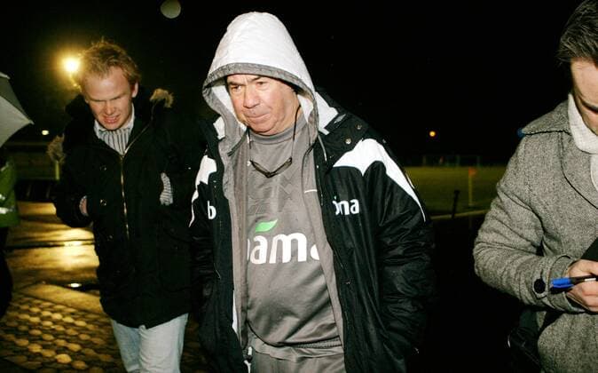 Nationaltrainer Egil Olsen (Norwegen) -  Fußball Herren Nationalmannschaft 2009, Training Gruppe