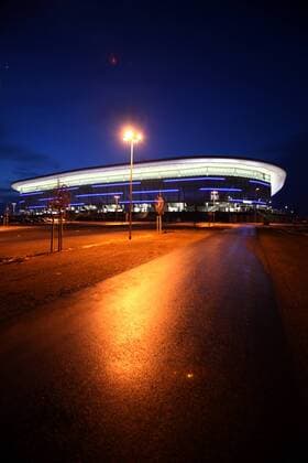 Rhein Neckar Arena in Sinsheim, Heimspielstätte der TSG 1899 Hoffenheim Fußball 1. BL Herren Saison 2008 2009, TSG 1899 Hoffenheim, Totale Sinsheim