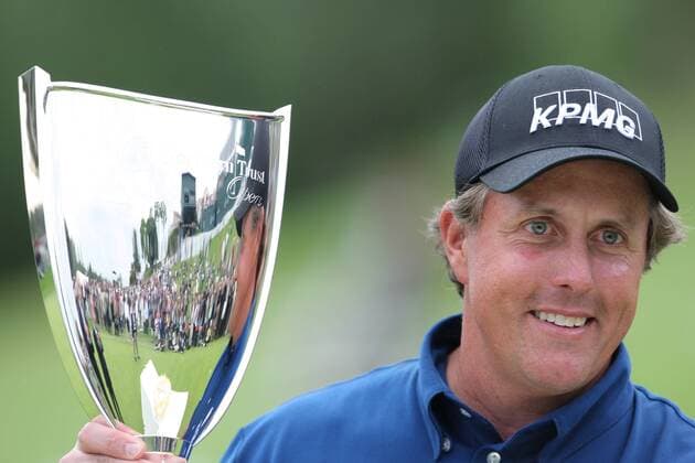 Phil Mickelson (USA) gewinnt die Northern Trust Open 2009 -  (2009022309534476) Golf Herren Northern Trust Open 2009, PGA Tour Einzelbild Pacific Palisades