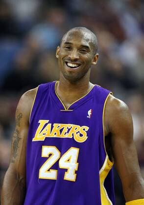 Kobe Bryant (Los Angeles Lakers) gut gelaunt - (ZUMAcg5) Basketball Herren NBA 2008 2009, Los Angeles Lakers, LA, L. A. Einzelbild Sacramento