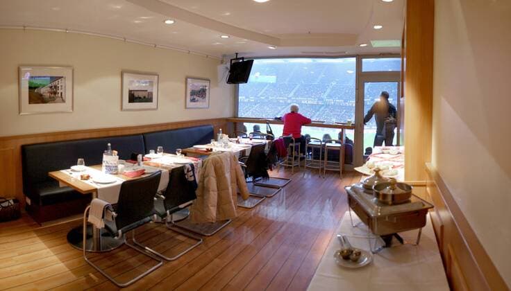 VIP Loge in der Hamburger HSH Nordbank Arena, Heimspielstätte des HSV Fußball 1. BL Herren Saison 2008 2009, Fotostory, Stadionstory, Hamburger SV Totale Hamburg