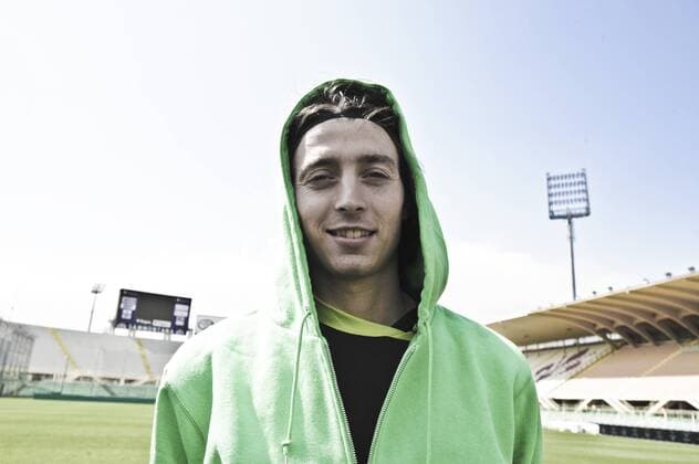 Riccardo Montolivo (Italien AC Florenz) im Stadio Artemio Franchi -  (2008050211225221) Fußball Herren Shooting 2008, Serie A 2007, 1. Liga, ACF Fiorentina Porträt Florenz