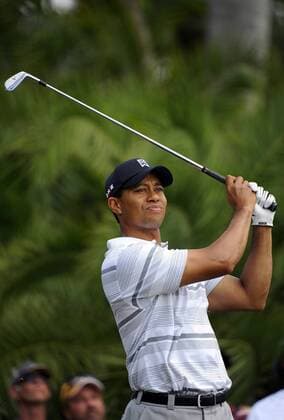 Tiger Woods (USA) - (Icon36909031201) Golf WM Herren World Golf Championships 2009, WGC, CA Championship, PGA Tour Einzelbild Doral Miami EDITORIAL USE ONLY