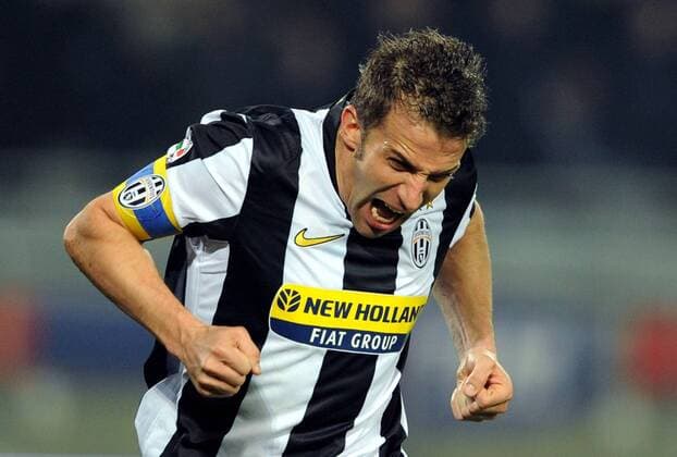 Alessandro Del Piero (Juventus Turin) - Torjubel -  Fußball Herren Serie A 2008 2009, 1. Italienische Liga, Juventus Turin, Juve Einzelbild Turin Freude,