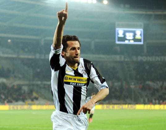 Hasan Salihamidzic (Juventus Turin) - Torjubel -  Fußball Herren Serie A 2008 2009, 1. Italienische Liga, Juventus Turin, Juve Einzelbild Turin Freude,