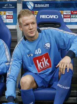 Kevin Vogt (Bochum) auf der Ersatzbank Fußball 1. BL Herren Saison 2008 2009, VfL Bochum Einzelbild Bochum