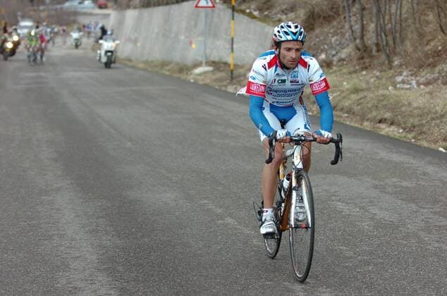 Michele Scarponi (Italien Diquigiovanni Androni) -  Radsport Herren Tirreno Adriatico 2009, Straßenradsport, Straße, Rad, Einzelbild 6. Etappe: Civitanova Marche - Camerino