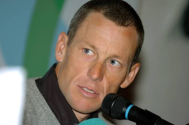 Lance Armstrong (USA Astana) - Pressekonferenz zu Mailand San Remo 2009 -  Radsport Herren Mailand - San Remo 2009, Straßenradsport, Straße, Rad Porträt
