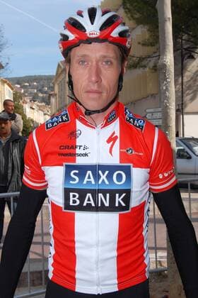 Nicki Sörensen (Dänemark Saxo Bank) Radsport Herren Rad 2009, Straßenradsport, Straße, Rad Porträt