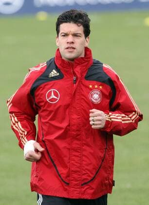 Michael Ballack (Deutschland) Fußball Herren Nationalteam 2009, Training Einzelbild Abtnaundorf