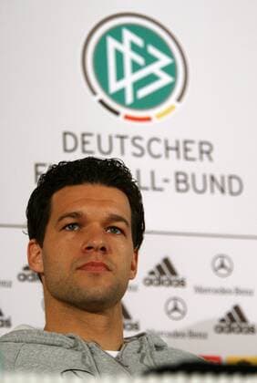 Michael Ballack (Deutschland) - Pressekonferenz Fußball Herren Nationalteam 2009, Pressekonferenz, Pressetermin, Vdig Porträt Leipzig