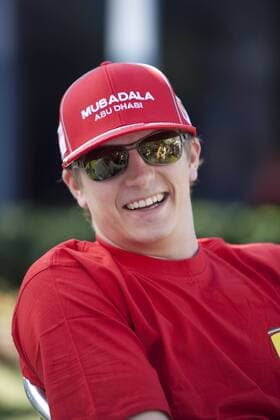 Kimi Räikkönen (Finnland Ferrari) gut gelaunt -  Motorsport Grand Prix Herren Großer Preis von Australien 2009, Formel 1 Weltmeisterschaft, F1, F, GP, WM Porträt Albert Park Melbourne Freude,