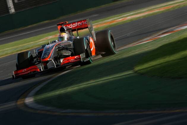 Lewis Hamilton (England McLaren Mercedes) in seinem Boliden Motorsport Grand Prix Herren Großer Preis von Australien 2009, Formel 1 Weltmeisterschaft, F1, F, GP, WM Einzelbild Albert Park Melbourne
