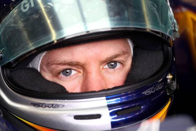 Sebastian Vettel (Deutschland Red Bull) Motorsport Grand Prix Herren Großer Preis von Australien 2009, Formel 1 WM, F1, F, GP, Freies Training, Vdig Porträt Albert Park Melbourne