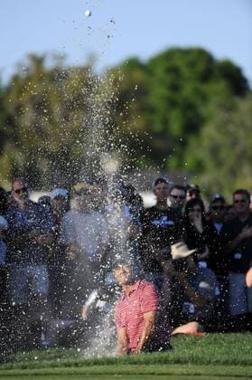 Tiger Woods (USA) - Bunkerspiel - (Icon) Golf Herren Arnold Palmer Invitational 2009, PGA Tour Einzelbild Orlando o0 Bay Hill Dynamik, EDITORIAL USE ONLY