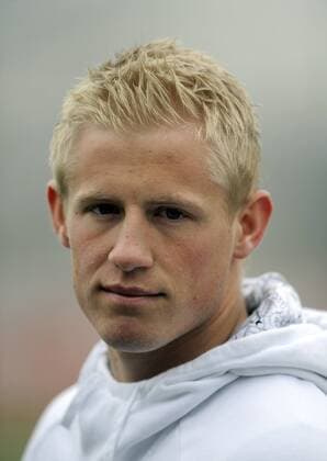 Torwart Kasper Schmeichel (Dänemark Manchester City) -  Fußball Herren Nationalmannschaft 2009, Training Porträt Helsingör