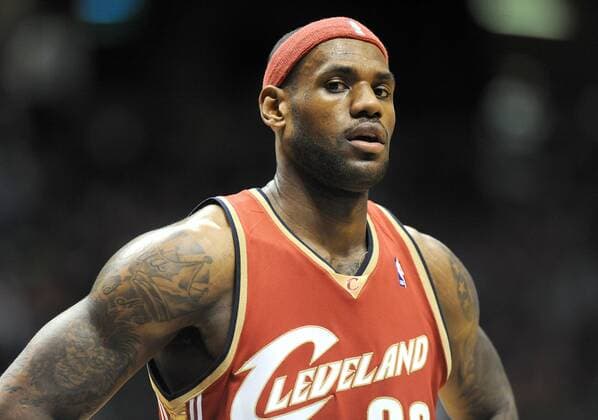 LeBron James (Cleveland Cavaliers) - (Icon94226203222009) Basketball Herren NBA 2008 2009, Einzelbild East Rutherford EDITORIAL USE ONLY