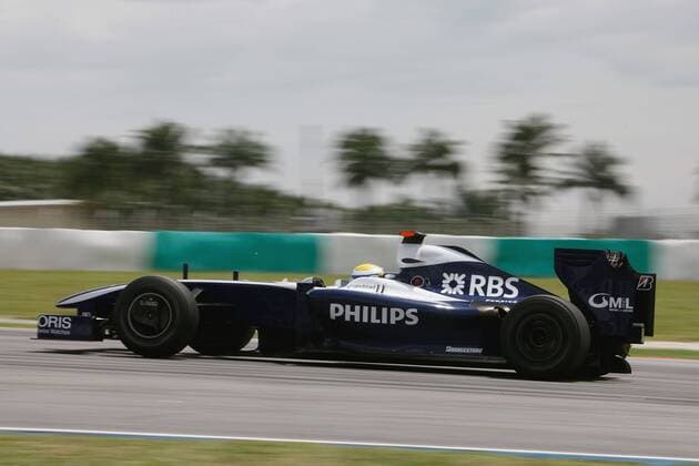 Nico Rosberg (Deutschland Williams) Motorsport Grand Prix Herren Großer Preis von Malaysia 2009, Formel 1 Weltmeisterschaft, F1, F, GP, WM, Training Einzelbild Kuala Lumpur Sepang