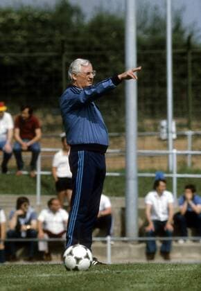 Bundestrainer Jupp Derwall (BR Deutschland) Fußball WM Herren WM 1982, Nationalteam, Training Einzelbild Aufnahmedatum geschätzt