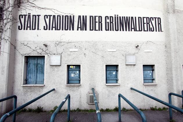 Alte Ticketverkaufsstellen am Stadion an der Grünwalder Straße Fußball Herren 3. Liga 2008 2009, Regionalliga Süd, Stadionstory, Reportage, Totale Stadion an der Grünwalder Straße München