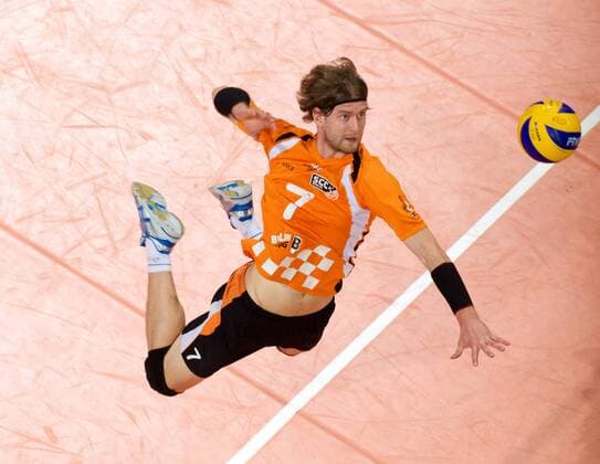 Christoph Eichbaum (SCC Berlin) Volleyball 1. BL Herren Saison 2008 2009, Halbfinale, Playoffs, Playoff, Play Offs, Off, SC Charlottenburg Einzelbild Berlin Dynamik,