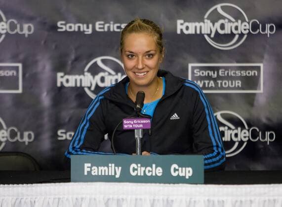 Sabine Lisicki (Deutschland) - Pressekonferenz - - ZUMAa55 Tennis Damen Family Circle Cup 2009, WTA Tour Einzelbild Charleston