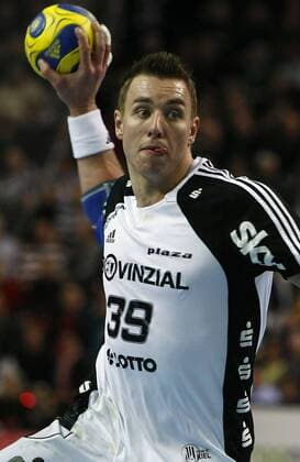 Filip Jicha (Kiel) Handball 1. BL Herren Saison 2008 2009, THW Kiel Einzelbild Kiel