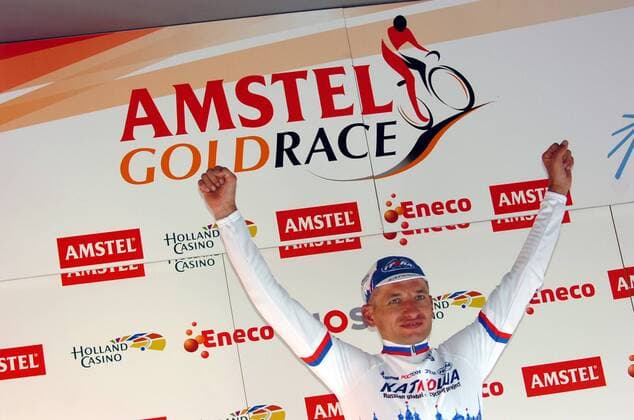 Serguei Ivanov (Russland Katusha) - Sieger Amstel Gold Race 2009 -  Radsport Herren Amstel Gold Race 2009, Straßenradsport, Straße, Rad, o0 ProTour Einzelbild Valkenburg Freude,
