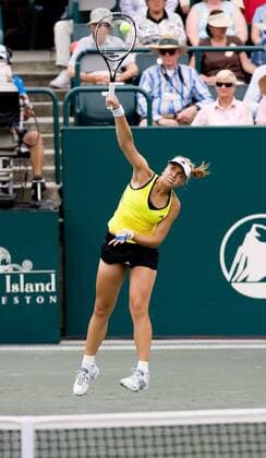 Sabine Lisicki (Deutschland) - - ZUMAa55 Tennis Damen Family Circle Cup 2009, WTA Tour, Finale Einzelbild Charleston Dynamik,