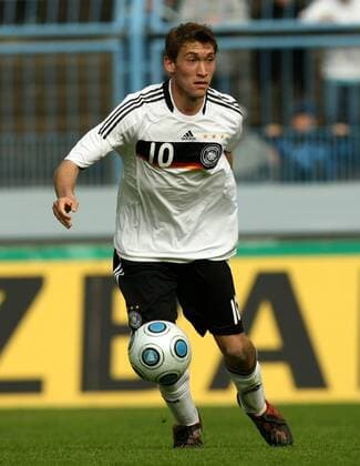 Stefan Reinartz (Deutschland U20) Fußball Länderspiel Herren Freundschaftsspiel 2009, Nationalteam, Nationaltrikot, U20, U 20, Test Testspiel Einzelbild Chemnitz