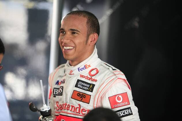 Lewis Hamilton (England McLaren Mercedes) Motorsport Grand Prix Herren Großer Preis von Bahrain 2009, Formel 1 Weltmeisterschaft, F1, F, GP, WM Einzelbild Manama Sakhir