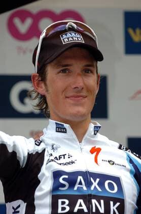 Andy Schleck (Luxemburg Saxo Bank), Sieger von Lüttich Bastogne Lüttich 2009 -  Radsport Herren Lüttich Bastogne Lüttich 2009, Straßenradsport, Straße, Rad Porträt Liege
