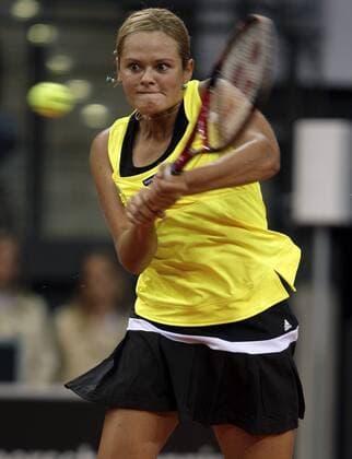 Aleksandra Wozniak (Kanada) Tennis Damen Porsche Grand Prix 2009, WTA Tour Einzelbild Stuttgart Dynamik,