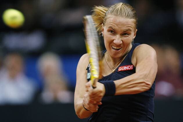 Svetlana Kuznetsova (Russland) Tennis Damen Porsche Grand Prix 2009, WTA Tour Einzelbild Stuttgart