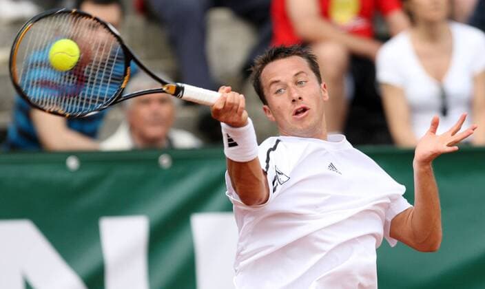 Philipp Kohlschreiber (Deutschland) - (pag042) Tennis Herren Internazionali BNP d Italia 2009, dItalia, ATP Tour, Masters Series Einzelbild Rom Dynamik,