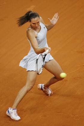 Jelena Jankovic (Serbien) Tennis Grand Prix Damen Porsche Grand Prix 2009, WTA Tour, Einzelbild Stuttgart Dynamik,