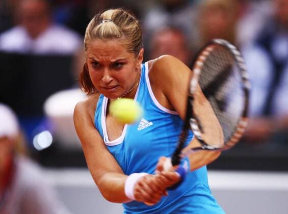 Sabine Lisicki (Deutschland) Tennis Grand Prix Damen Porsche Grand Prix 2009, WTA Tour, Einzelbild Stuttgart Dynamik,
