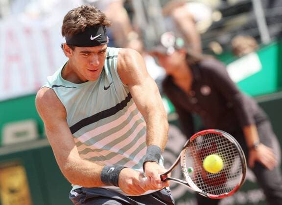Juan Martin Del Potro (Argentinien) - (Lpag130) Tennis Herren Internazionali BNL d Italia 2009, ATP Tour, Masters Series Einzelbild o0 dItalia Rom Dynamik,